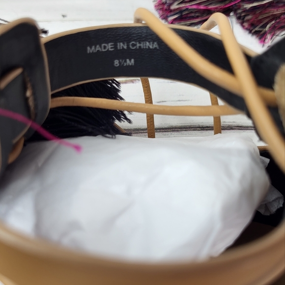 Rebecca Minkoff Elisha Tassel Lace Up Sandal - Picture 9 of 13